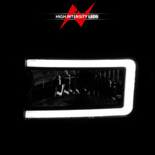 Load image into Gallery viewer, ANZO 94-02 Dodge RAM Crystal Headlight - w/ Light Bar Black Housing