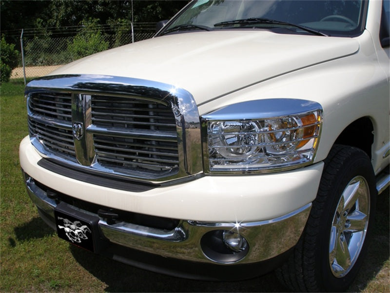 Stampede 2006-2008 Dodge Ram 1500 Center Only Vigilante Premium Hood Protector - Chrome