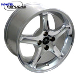 17x9 Polished Cobra R Wheel (87-93)