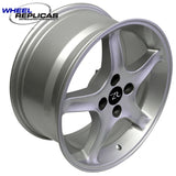 17x9 Silver Cobra R Wheel (87-93)