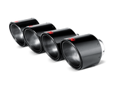 Akrapovic 06-13 Chevrolet Corvette ZO6/ZR1 (C6) Tail Pipe Set (Carbon 125 mm)