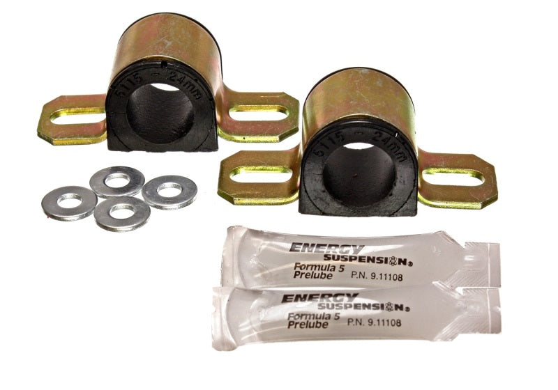 Energy Suspension 86-91 Mazda RX7 Black 24mm Front Sway Bar Bushings