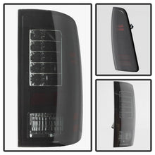 Load image into Gallery viewer, Spyder Dodge Ram 1500 09-14 LED Tail Lights Incandescent- Blk Smke ALT-YD-DRAM09-LED-BSM