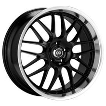 Load image into Gallery viewer, Enkei Lusso 18x7.5 42mm Offset 5x100 Bolt Pattern 72.6 Bore Black w/ Machined Lip Wheel