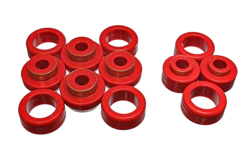 Energy Suspension 87-96 Dodge Dakota 2WD Red Body (Cab) Mount Set