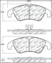 Load image into Gallery viewer, StopTech Performance 08-10 Audi A5 / 10 S4 / 09-10 Audi A4 (except Quattro) Front Brake Pads