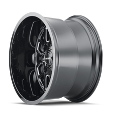 Load image into Gallery viewer, Mayhem 8107 Cogent 20x9 / 6x135 BP / 13mm Offset / 106mm Hub Black w/ Milled Spokes Wheel