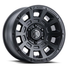 Load image into Gallery viewer, ICON Thrust 17x8.5 6x5.5 25mm Offset 5.75in BS Satin Black Wheel