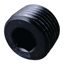 Load image into Gallery viewer, Fragola 1in NPT Pipe Plug Internal Black