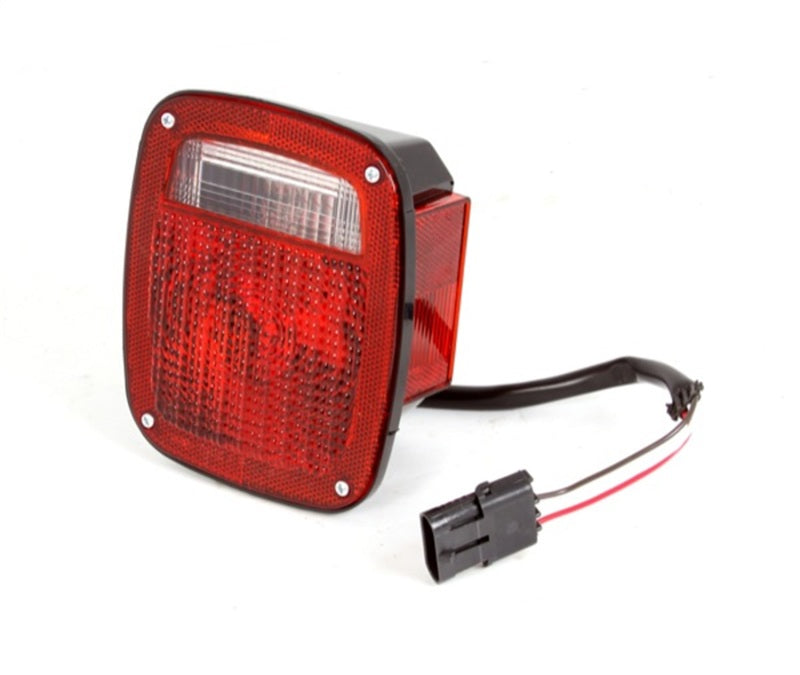 Omix Tail Light Black Housing RH 87-90 Jeep Wrangler