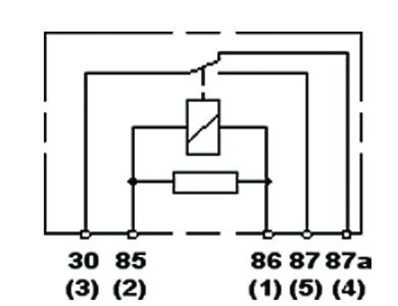 Hella Relay 12V 20/40A Spdt Res Wthr Bkt