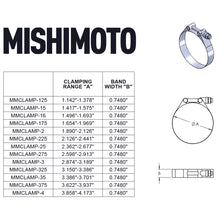 Load image into Gallery viewer, Mishimoto 1.75 Inch Stainless Steel T-Bolt Clamps