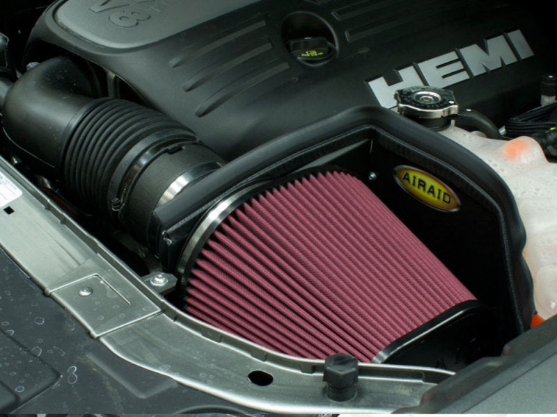 Airaid 11-13 Dodge Charger/Challenger 3.6/5.7/6.4L CAD Intake System w/o Tube (Oiled / Red Media)