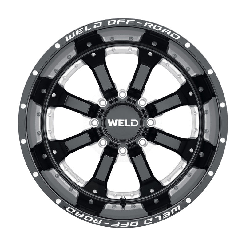 Weld Off-Road W125 20X9 Granada Eight 8X165.1 ET00 BS5.00 Gloss Black MIL 125.1