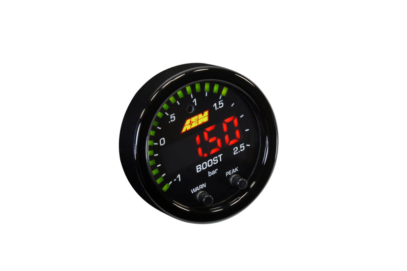 AEM X-Series Boost Pressure -30inHg 35psi Gauge