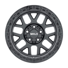 Load image into Gallery viewer, Weld Off-Road W104 17X9.0 Cinch 6X135 6X139.7 ET00 BS5.00 Satin Black Gloss Black 106.1