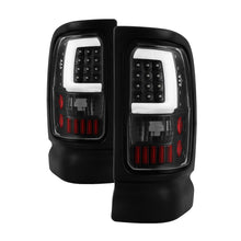 Load image into Gallery viewer, xTune Dodge Ram 1500 94-01 Tail Lights - Light Bar LED - Black ALT-ON-DRAM94V3-LBLED-BK