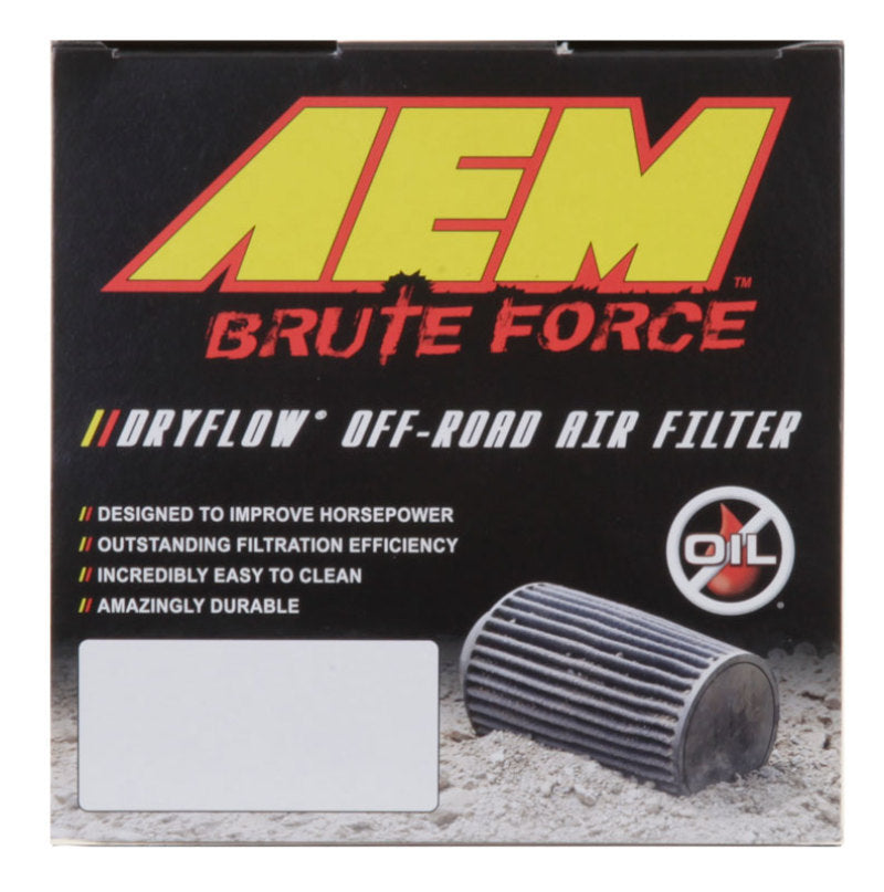 AEM 3 inch x 8 inch DryFlow Air Filter