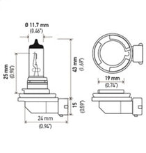 Load image into Gallery viewer, Hella Optilux H8 12V/55W XB Xenon White Bulb (pair)