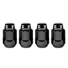 Load image into Gallery viewer, McGard Hex Lug Nut (Cone Seat Bulge Style) 1/2-20 / 3/4 Hex / 1.45in. Length (4-pack) - Black